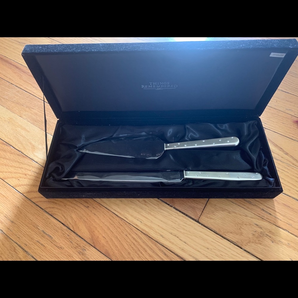 Things Remembered Swarovski Serving Set